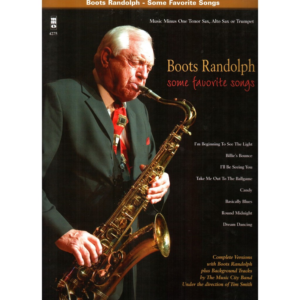 Buku Saxophone Boots Randolph Some Favorite Songs - Include CD