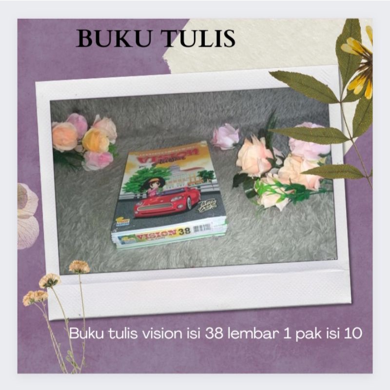 

buku tulis vision isi 38 lembar