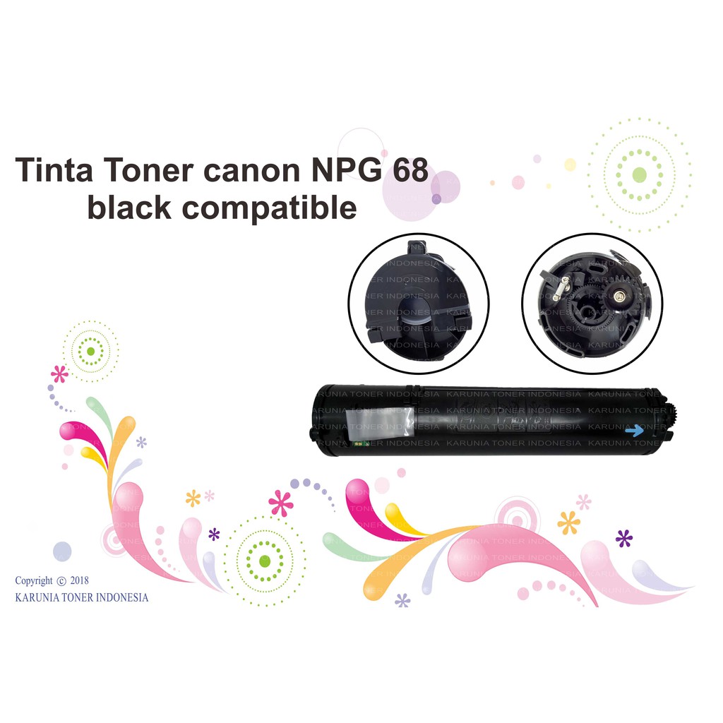 Tinta Toner canon NPG 68 black compatible