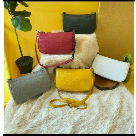 tas selempang croco arabella