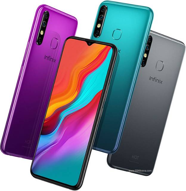 Infinix Hot 8 New Resmi Indonesia 4/64GB RAM 4GB ROM 64GB Android 9 Pie Mediatek P22 Triple Camera