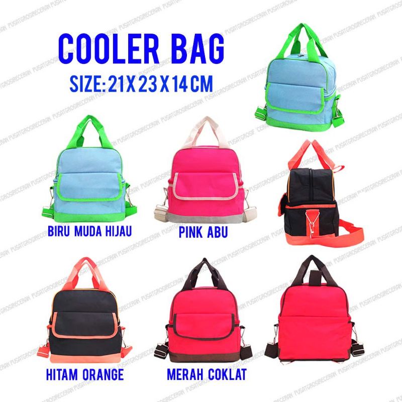 Cooler Bag 3in1 Tas ASI Tas Penahan Panas Dingin Tas Bekal Lunch Bag Tas Menyusui Diaper Bag Bisa Ra