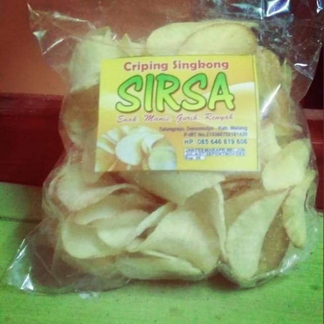 

Ready Keripik Singkong Murah Renyah varian Asin/manis