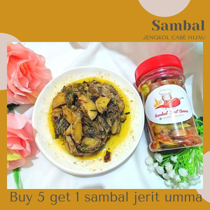 

SAMBAL JENGKOL CABE HIJAU SUPER PEDAS
