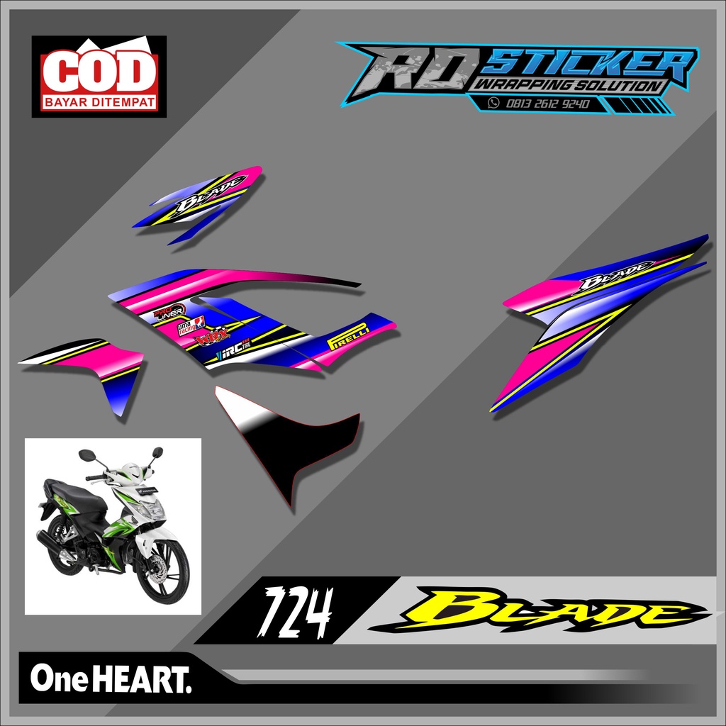 striping honda blade old 110,sticker honda blade 110,striping sticker bladeold 110,stiker honda blad