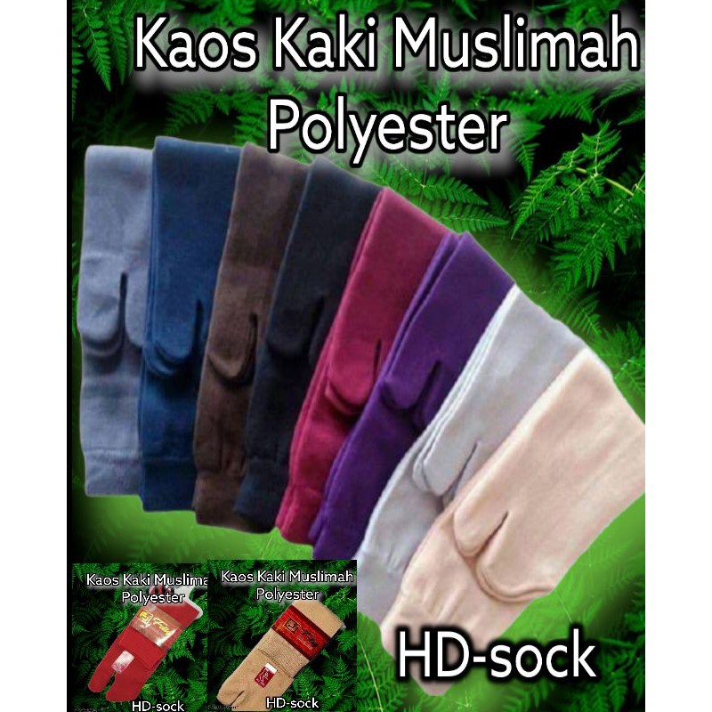 Kaos kaki jempol/Kaos kaki jempol muslimah/KAOS KAKI JEMPOL POLYESTER/KAOS KAKI JEMPOL POLOS