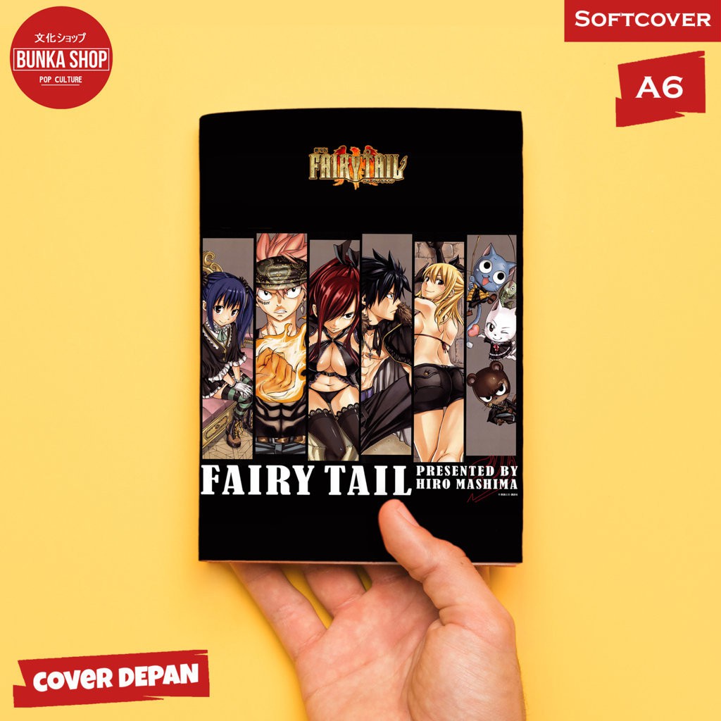 

Pocket Note Anime Fairy Tail Black Softcover A6 Buku Tulis Catatan Murah
