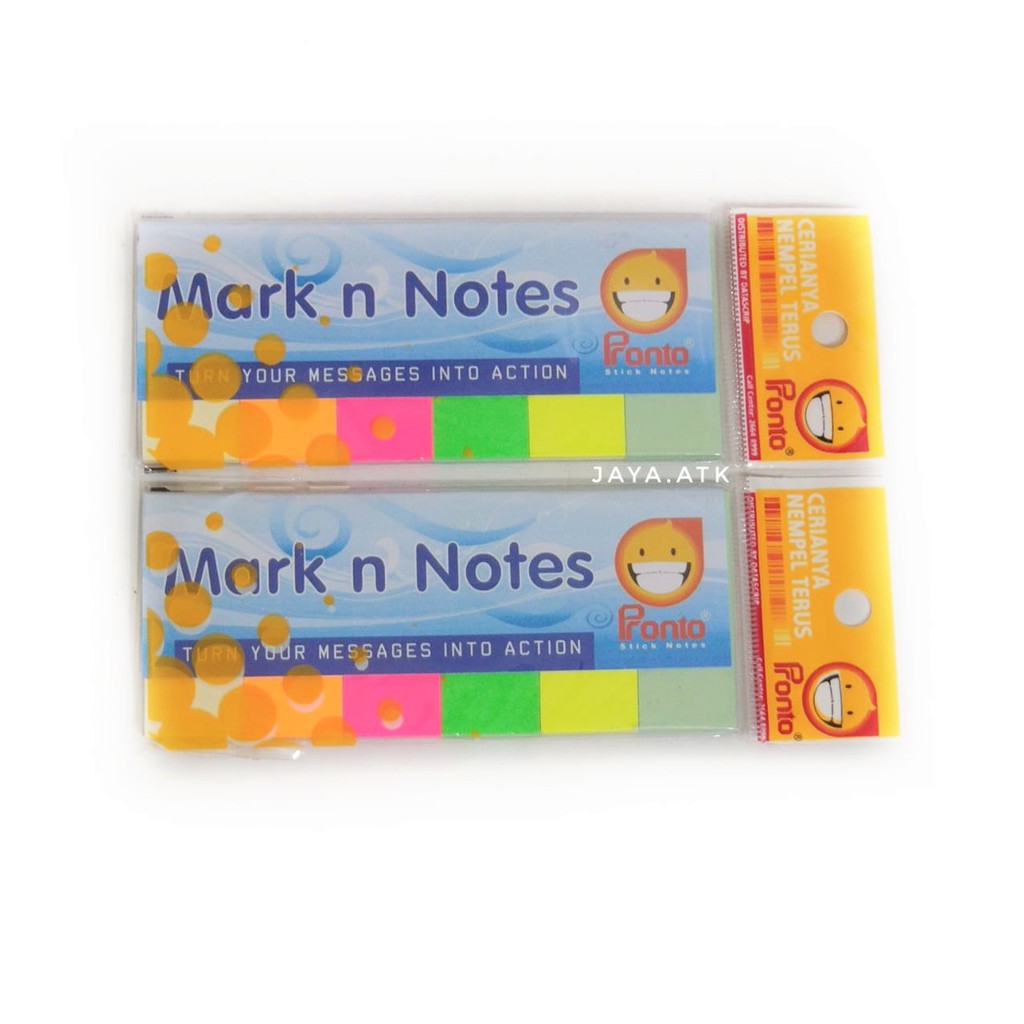 STICKY NOTES KERTAS INDEX PEMBATAS BUKU MARK &amp; NOTES PRONTO MEMO STICK NOTES WARNA WARNI