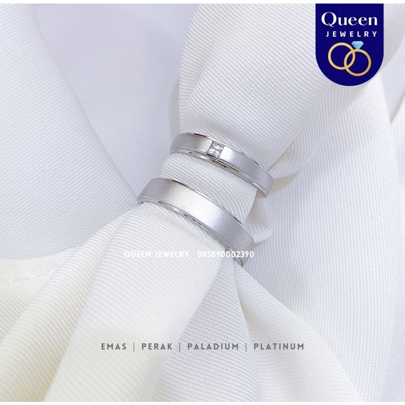 cincin kawin couple emas dan paladium
