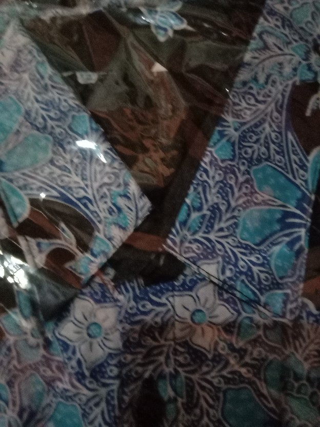 Batik Couple Keluarga Gamis Anak Gamis Batik Super Jumbo Cibulan Biru