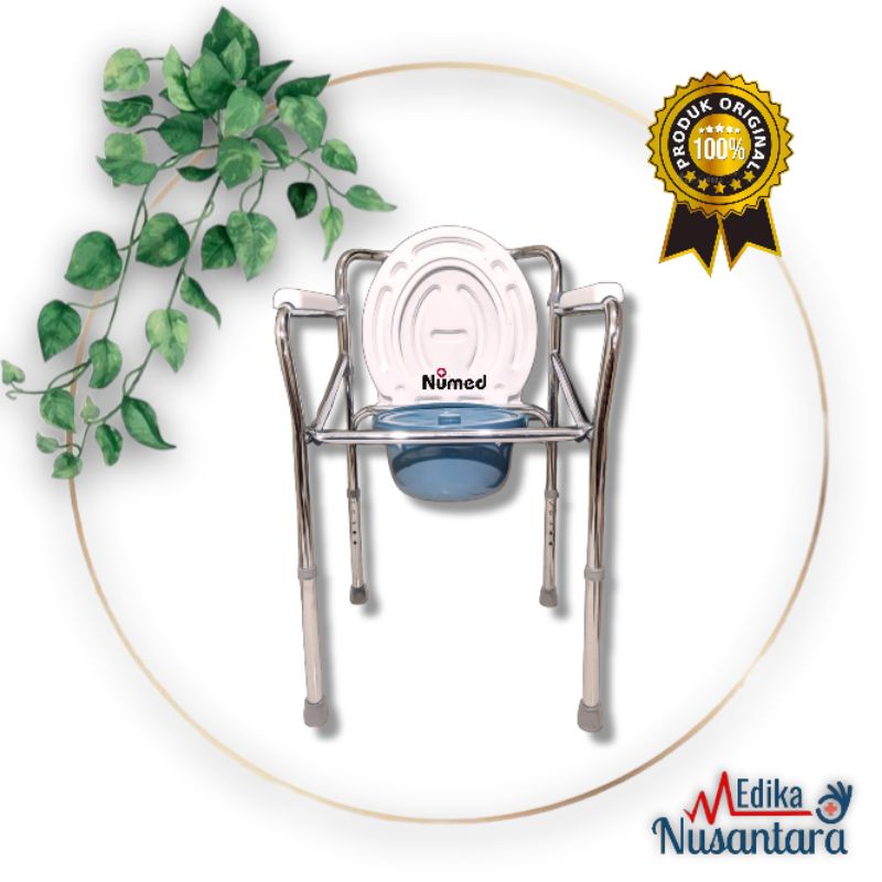 Commode Chair Toilet Duduk Deluxe Original Juara / Kursi BAB / Pispot Buang Air Besar