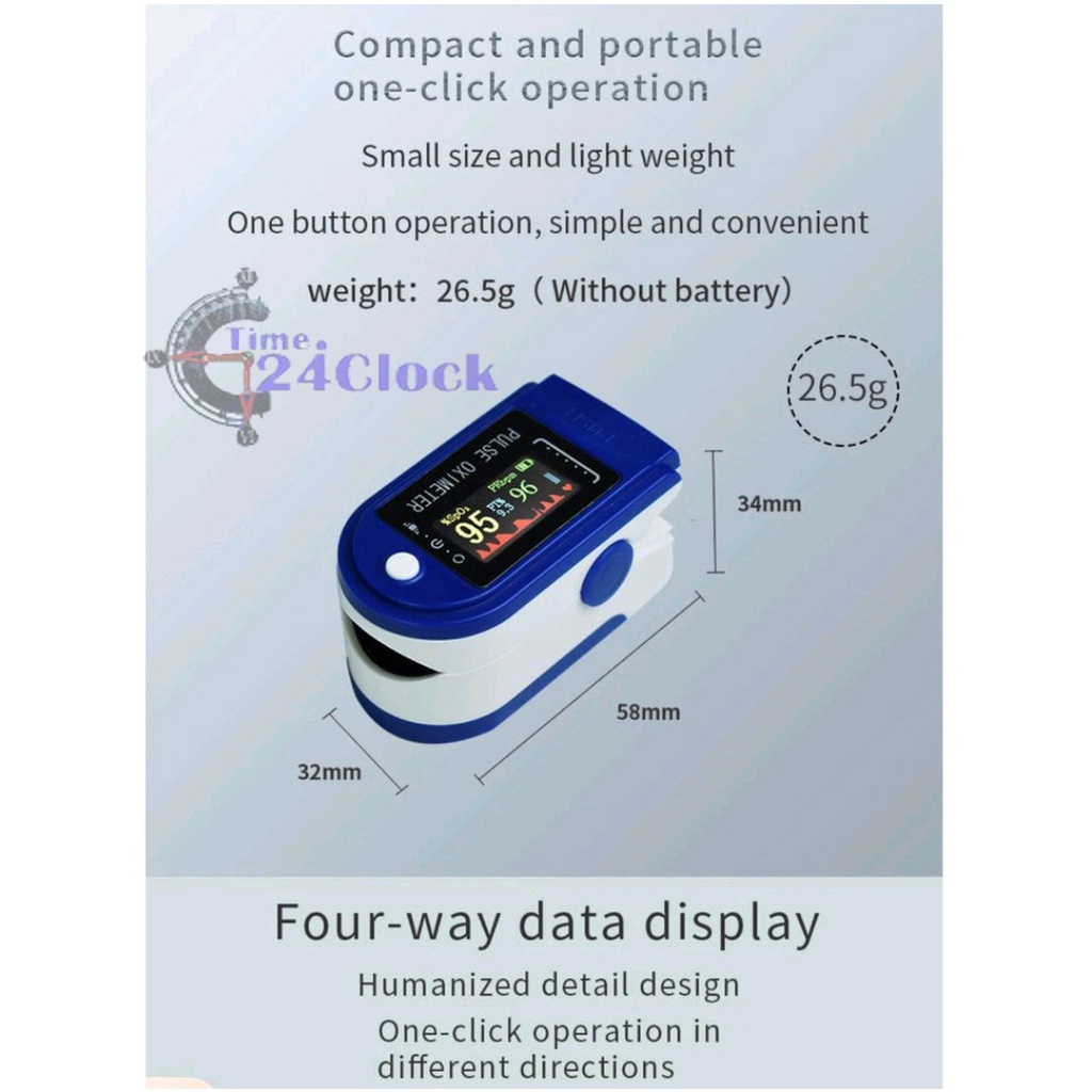 Time-Oximeter Fingertip Pulse LK88 Oximeter Oksimeter Fingertrip Pulse