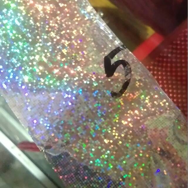 

Stamping foil hologram lebar 6cm