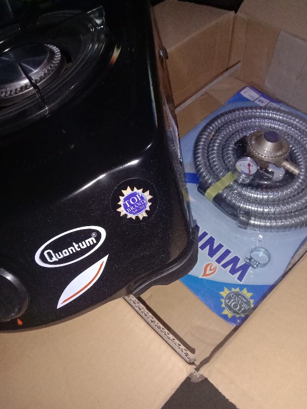 Paket Quantum Kompor Gas 1tungku + Selang Regulator Winn Gas
