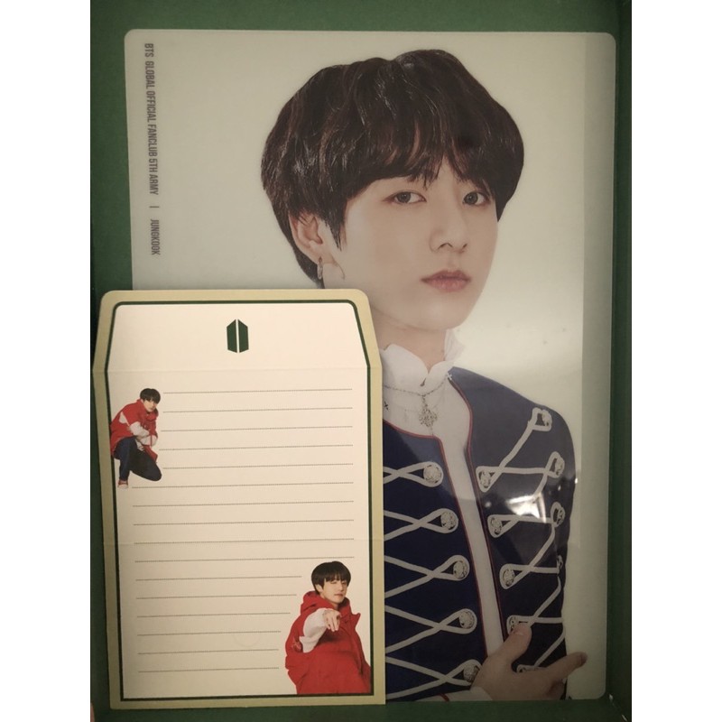 BTS ARMY KIT 5th - clear photo dan postcard set