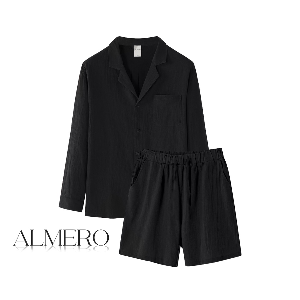 kemeja one set casimiro original Almero setelan baju &amp; celana stylist