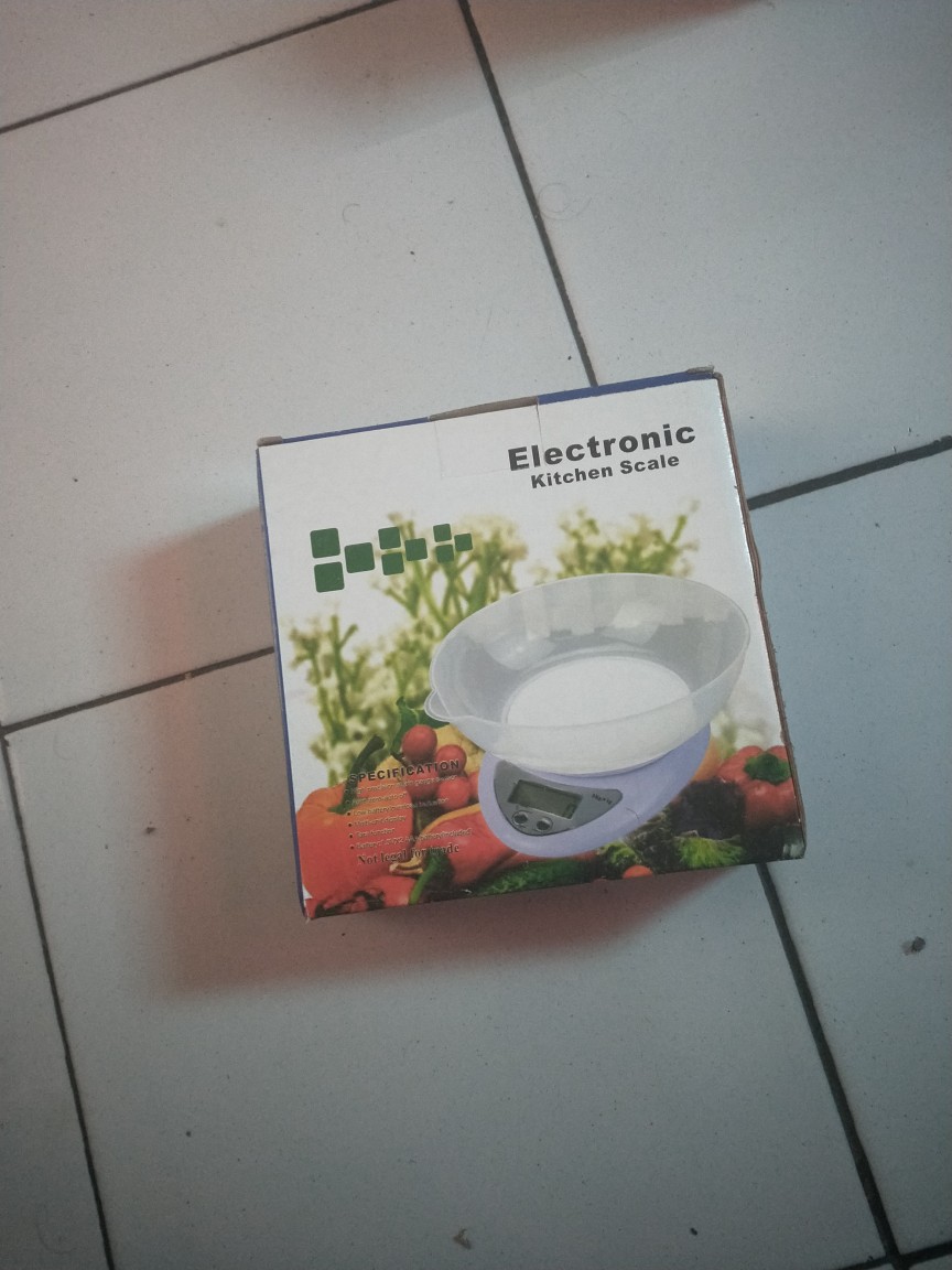 Timbangan Mangkok Digital Dapur, Kue, Roti 5kg 7kg 10kg - Kitchen Bowl Scale