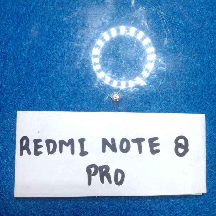 kaca lampu flash redmi note 8 pro