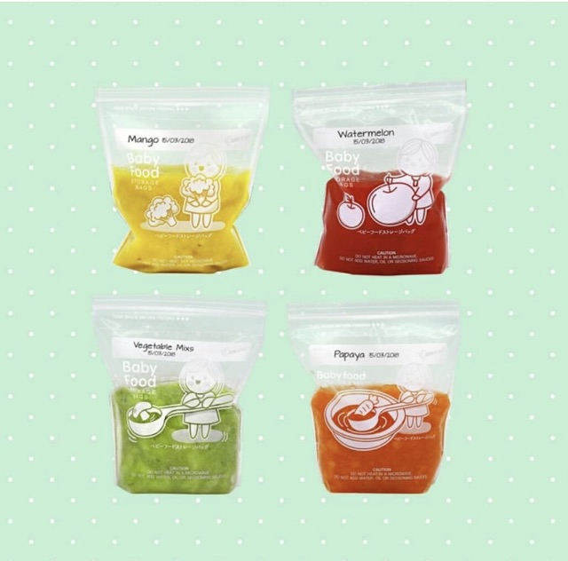 KANDILA Baby Milk Powder Storage Bags 50gr KDL005-4 isi 30pcs Kantong Susu Bubuk Formula Sekali Pakai / Kantong Sufor