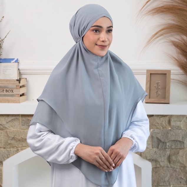 Khimar Raya Collection | Ceruti Babydoll Premium Instan 2 Layer Mewah dan Nyaman