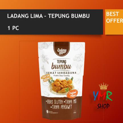

New Produk Ladang Lima Tepung Bumbu Serbaguna Tepung Gluten Free 150 Gram
