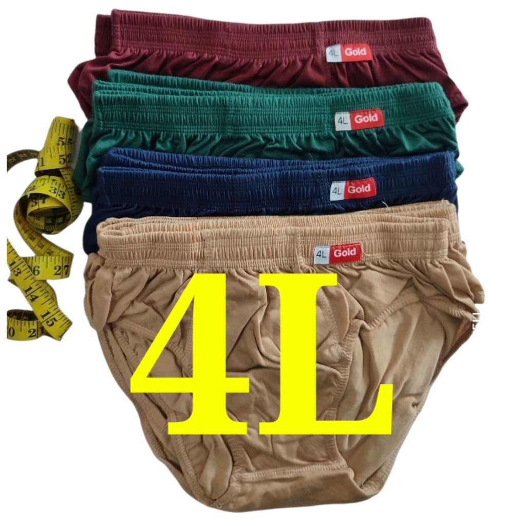 12pcs Grosir Sempak Jumbo  Briefs Laki Laki Celana Dalam Pria Dewasa Katun Sempak Celana Dalam Pria Dewasa Size M L XL 3L 4L 5L  ( LEBIH TEBAL DARI MERK LAINYA,TERBUKTI) Ukuran Normal Standar Dan Jumbo Big Size