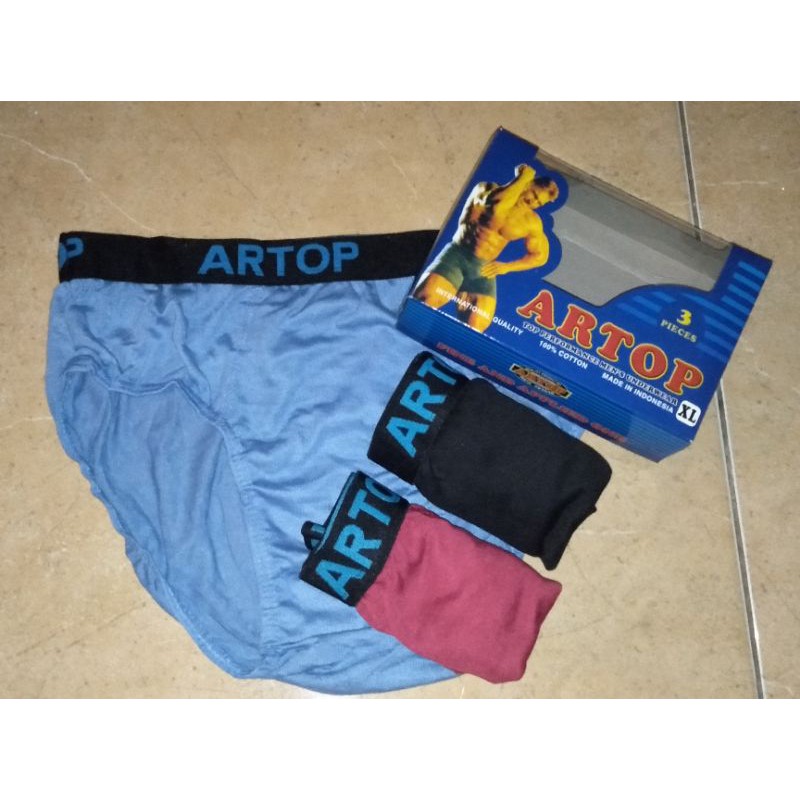 [BOXER]CELANA DALAM PRIA/CD ARTOP KARET BOXER/CD ISI 3 PCS