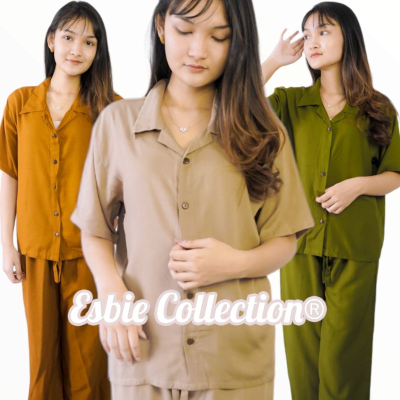 Setelan Celana Panjang Wanita Polos / Piyama wanita / Baju Tidur