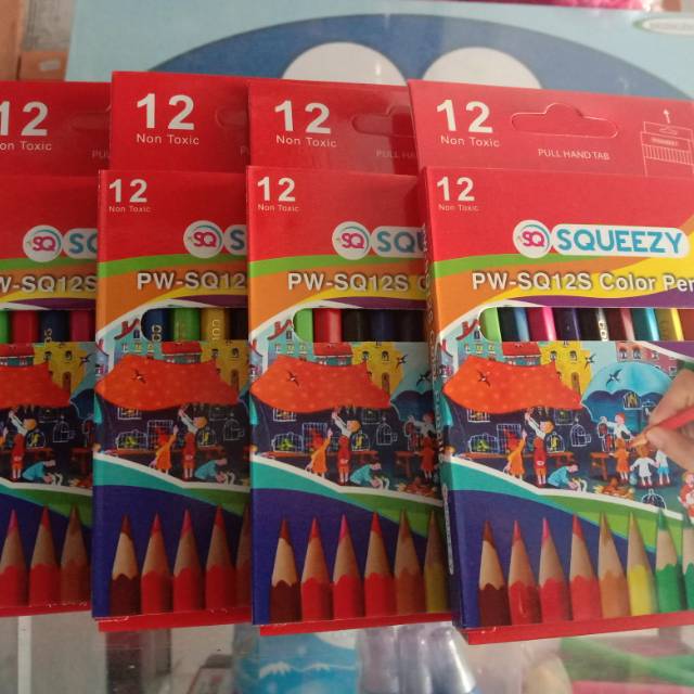 

Pewarna kering/ pensil warna kecil murah