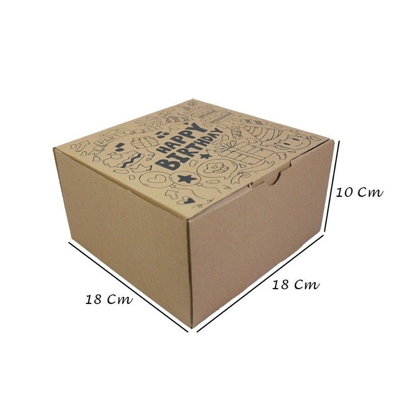 

SEMIHARDBOX BIRTHDAY | GIFTBOX | CORRUGATED BIRTHDAY | KARTON KARDUS SABLON | BIRTHDAY | BOX18×18×10