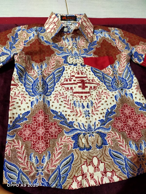 Kemeja Batik Anak Aksa Batik Mahatma Claressa
