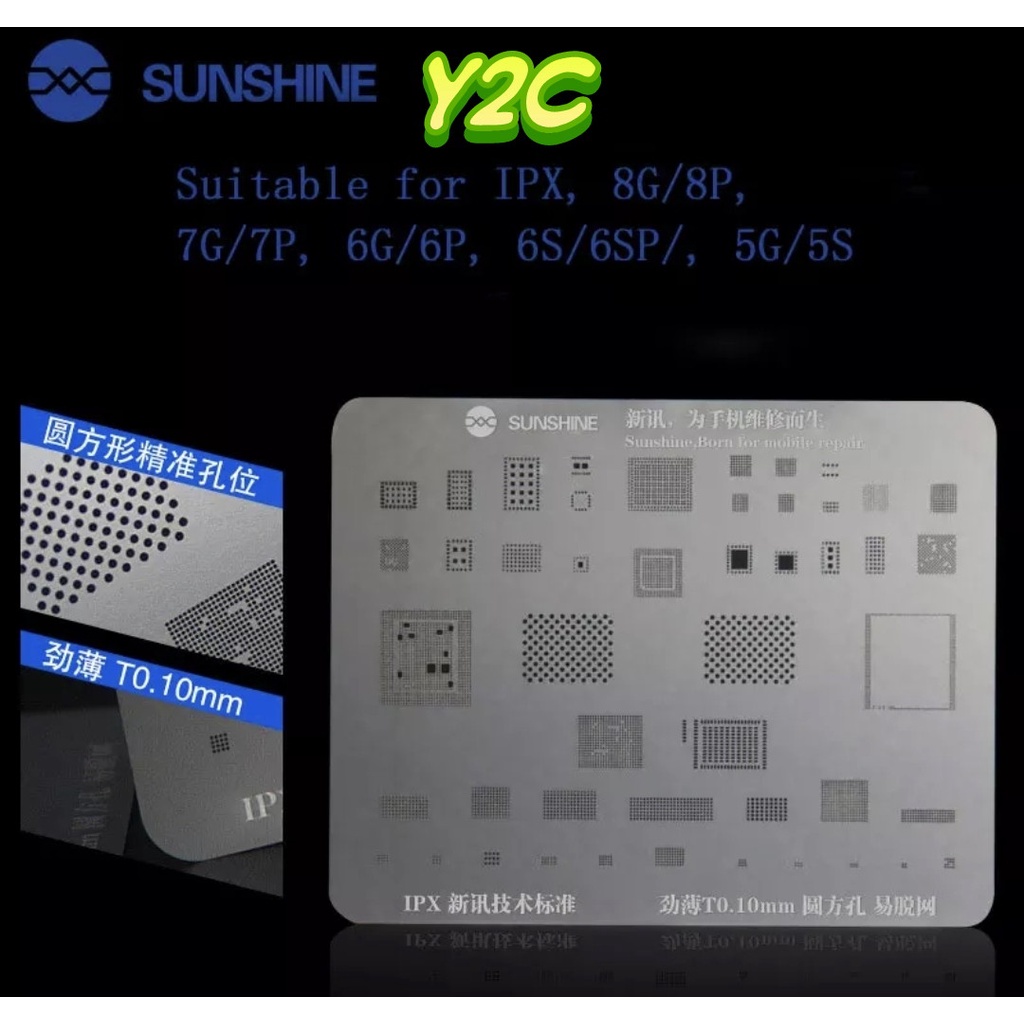 PLAT BGA SUNSHINE SS-034 IP X / ALAT SERVIS HP MURAH TERMURAH