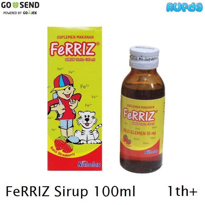 Ferriz Sirup 100ml Suplemen Makanan Zat Besi untuk Anak Syrup