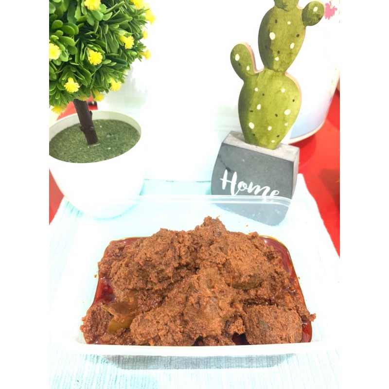 

PO rendang 1kg 275k, 500gr 145k