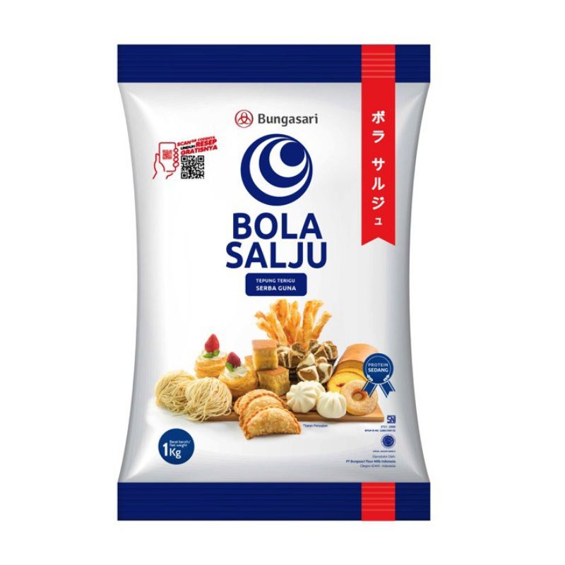 

TEPUNG TERIGU SERBAGUNA BOLA SALJU 1 KG