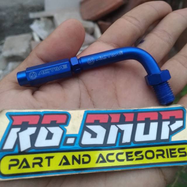 engkolan setelan stelan L gas spontan blue/biru active mu factory thailand universal