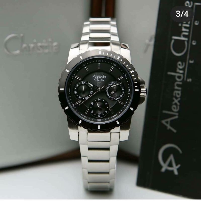 JAM TANGAN ALEXANDRE CHRISTIE WANITA 6141 original garansi resmi