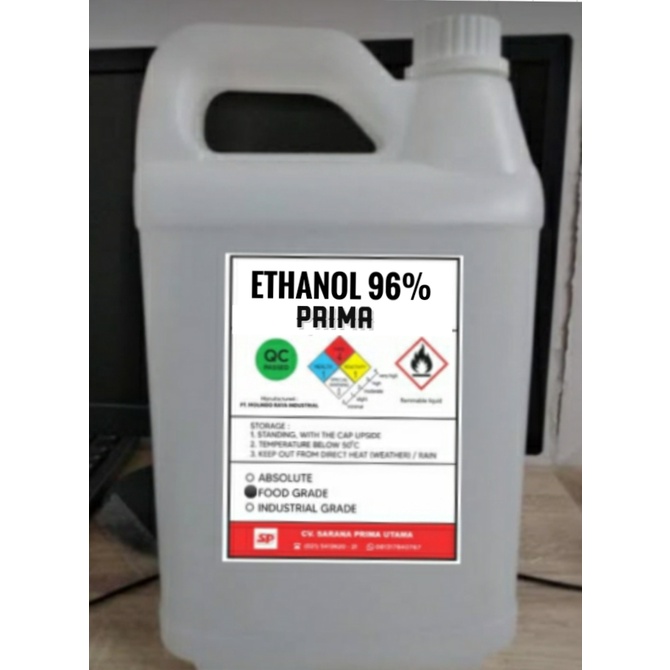 ETHANOL 96% Prima Food Grade 5000 ML