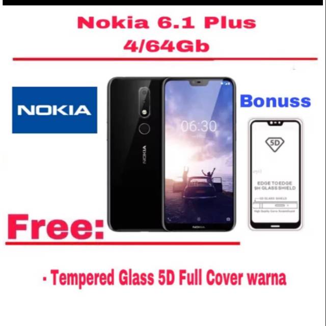 Nokia 6 1 Plus Ram 4Gb 64Gb Garansi Resmi - Nokia 61plus - nokia x6