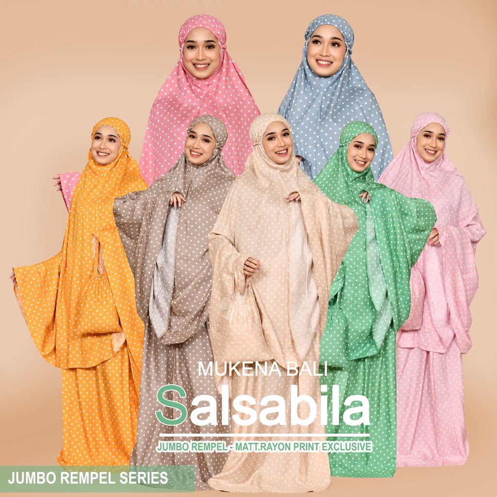 Mukena bali jumbo  JASMINE II SALSABILA II BEAUTYROSE