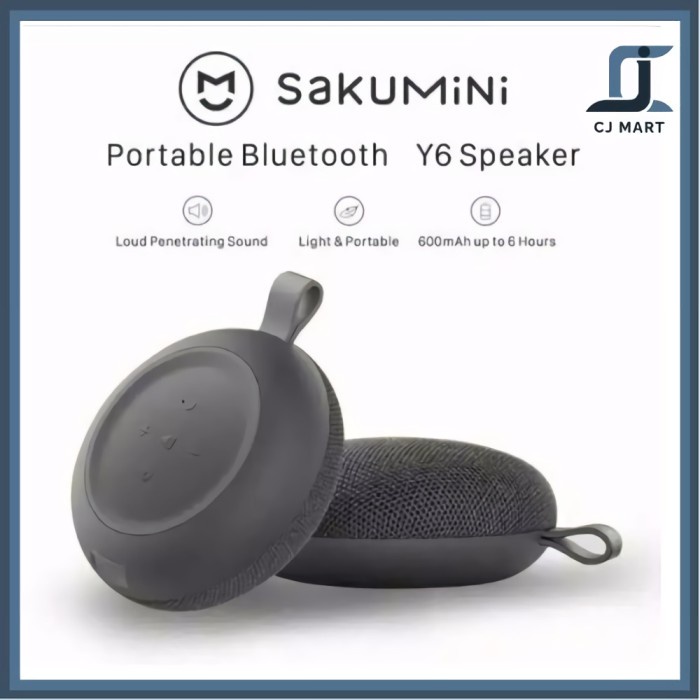Sakumini Y6 Round Bluetooth Wireless Speaker