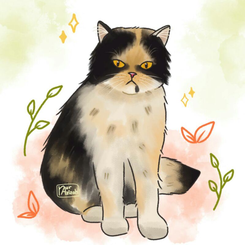 ilustrasi kucing / kartun kucing / ilustrasi hewan peliharaan [SOFTFILE]