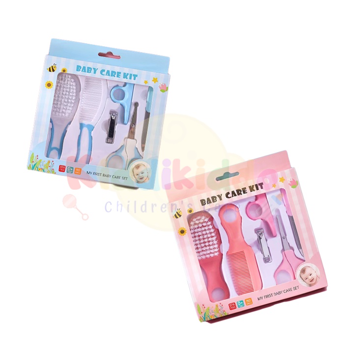 [1KG 12PCS] Kiddikiddo Baby Care kit set 6 in 1/ Baby Gift Set terbaik / Baby Set Nail / Set Gunting Kuku 6 in 1