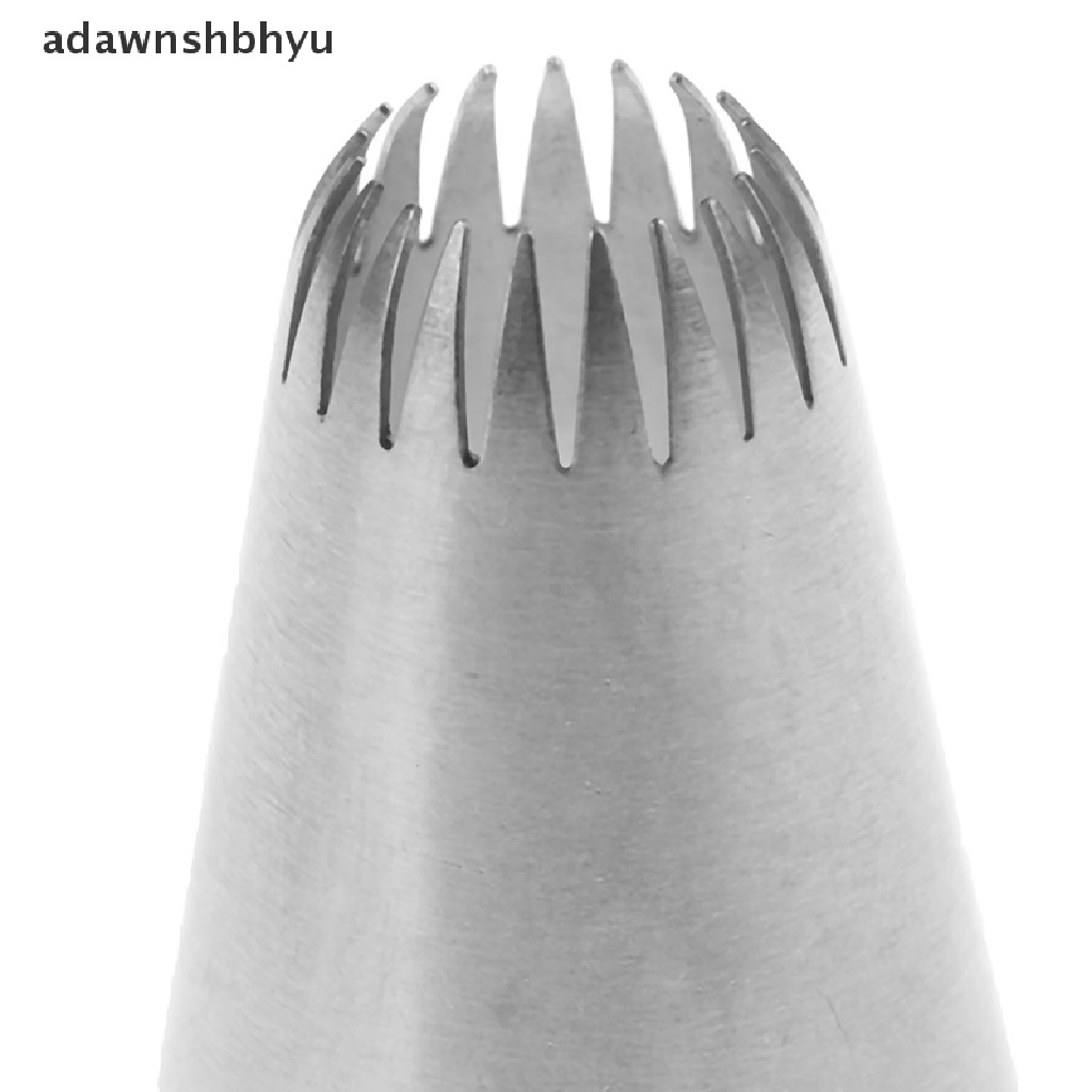 Adawnshbhyu #195kepala Kue Bahan Metal Icing Piping Nozzle Stainless Steel Cake Cream Decor Tip