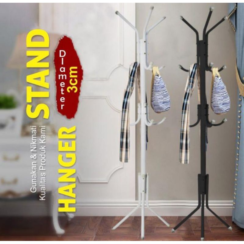 Stand Hanger Multifunction Stand Hanger Baju Portable Gantungan Baju