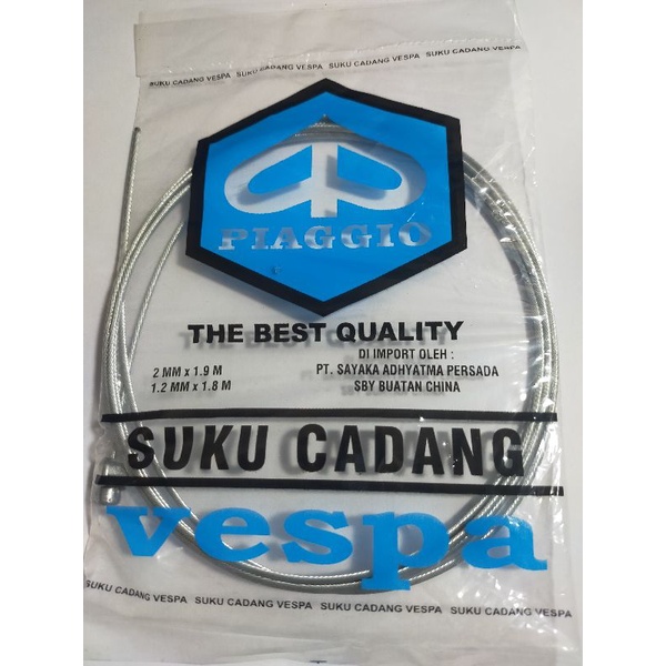 tali dalaman  kopling vespa/ universal panjang 1.9 meter