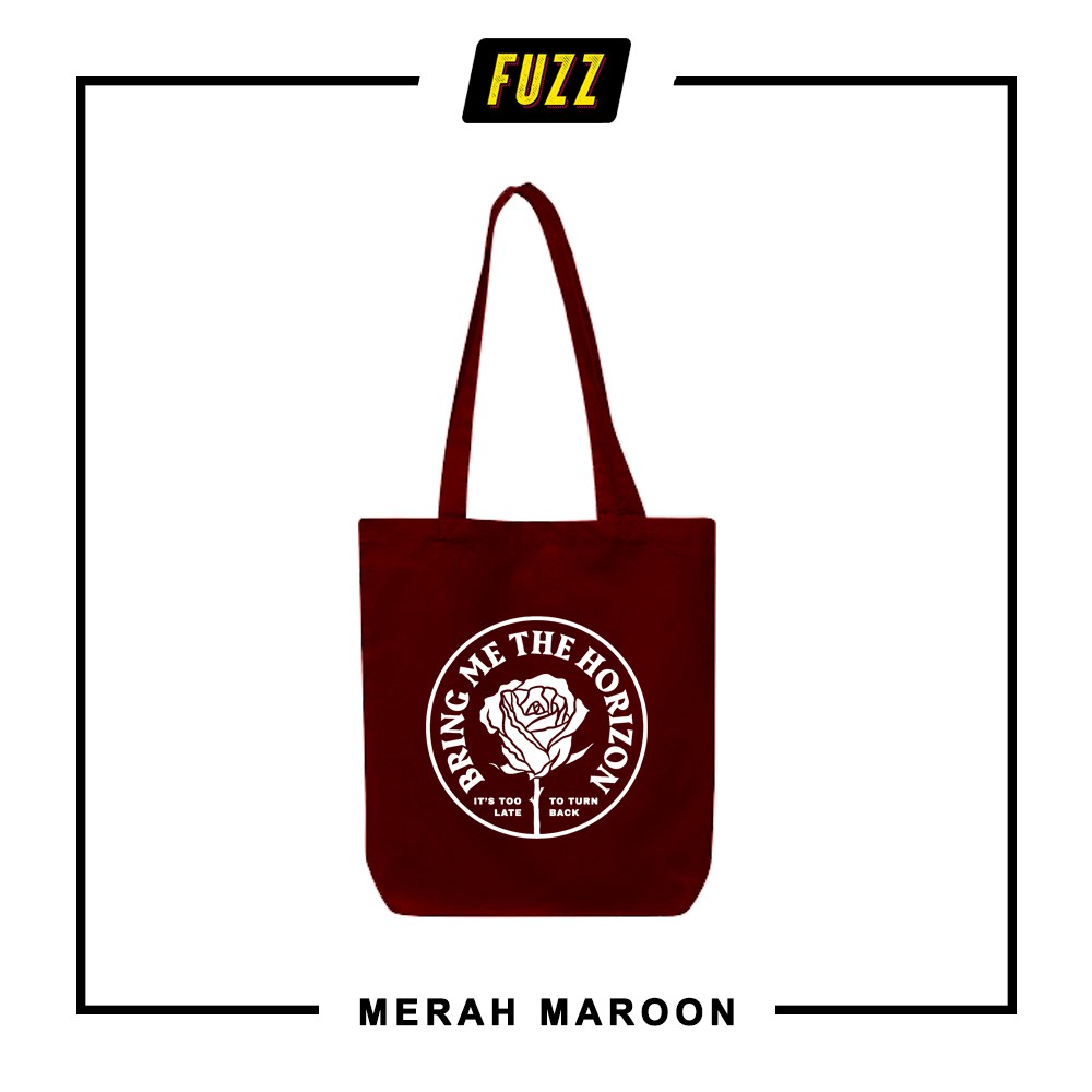 Totebag Tas Jinjing Band Bring Me The Horizon Pria Dan Wanita Tote Bag BMTH Sekolah Kerja Kampus