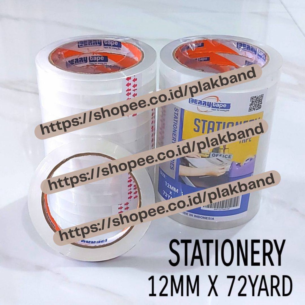 

Lakban 12mm x 72yard / Stationary Tape
