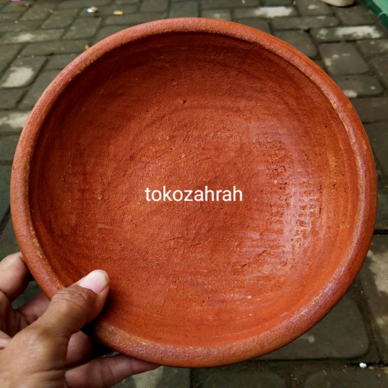 Cobek Tanah Liat Merah Cobek traditional uk.21cm bisa dipakai untuk brokoih