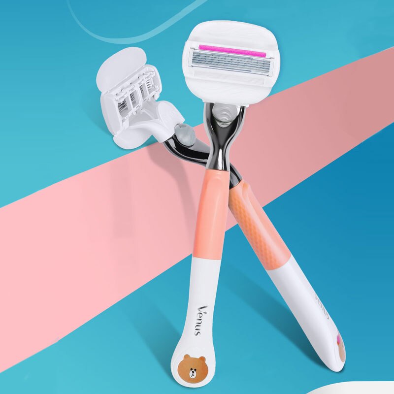 Gillette Venus Lady Razor Pisau Cukur Ultra Tipis 5lapis Dengan Gel Bar Wangi Untuk Perempuan Wanita Pencukur Pengaman Penghilang Bulu